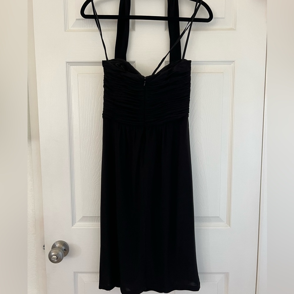 Black Retro 3/4 length cocktail dress - Picture 3 of 5